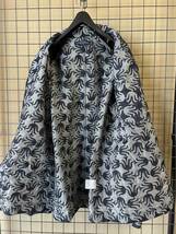 美品【COGNOMEN/コグノーメン】TAILORED JQ DENIM JACKET sizeM MADE IN JAPAN 総柄 オリジナルテキスタイル テーラード デニムジャケット_画像4