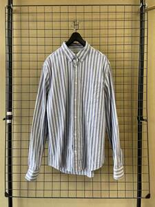 【Acne Studios/アクネストゥディオズ】ISHERWOOD B ST PAW17 Stripe B.D.Shirt size48 ストライプ ボタンダウンシャツ 長袖シャツ