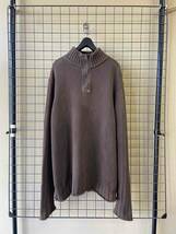 【POLO JEANS COPANY RALPH LAUREN/ポロジーンズ ラルフローレン】90s00s Half Zip Cotton Knit sizeXL ハーフジップ コットンニット RRL_画像1