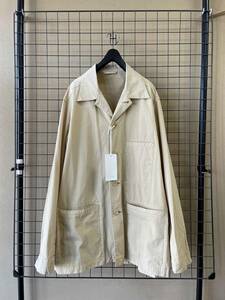 タグ付き 未着用【YOKE/ヨーク】23ss GARMENT DYE LOOSE COVERALL JACKET 4 ガーメントダイ ルーズ カバーオール ジャケット セットアップ