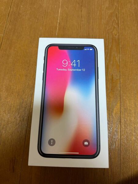 iPhone X スペースグレイ　空箱