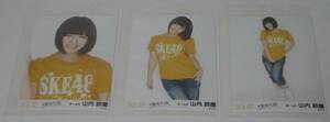 新品　ＳＫＥ４８　不器用太陽 生写真　復刻版　チームＳ　山内鈴蘭　３種コンプリート　１セット　　　　　☆希少　1点限り