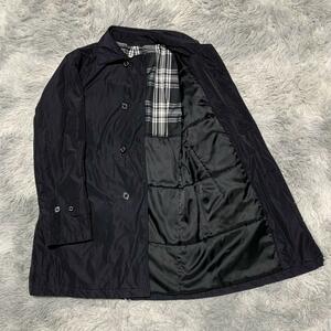 美品 マッキントッシュフィロソフィー ステンカラーコート チェック (M)