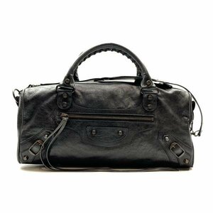 BALENCIAGA バレンシアガ 502752 ザシティ ハンドバッグ ショルダーバッグ 2WAY グリーン系 ファスナー開閉 ミラー欠損管理RY23005235