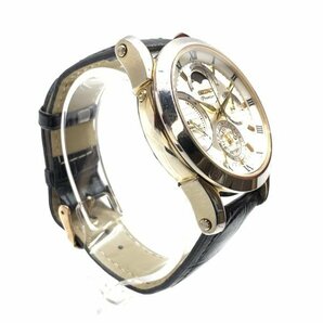 SEIKO セイコー 腕時計 5D88-0AA0 キネティック ムーンフェイズ オートクオーツ シルバー文字盤 トリプルカレンダー メンズ 管理RY23005296の画像3
