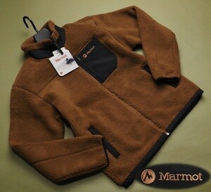 新品正規 Marmot マーモット 海外限定 バルキー厚手ボア ジップアップフリース ジャケット メンズ90(S)キャメル(CA) 直営店購入 KW0902