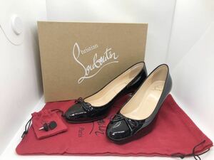 1円スタート 未使用品 Christian Louboutin クリスチャンルブタン　パンプス ハイヒール　エナメル レディース　361/2 23.5cm 