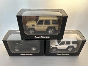 未使用品　トヨタ ランクル70プルバックカー 3台セット　送料無料