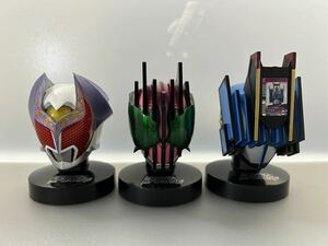 ライダーマスクコレクション マスコレ 仮面ライダーディケイド激情態&仮面ライダーディエンド(コンプリートフォーム)&仮面ライダーキバーラ