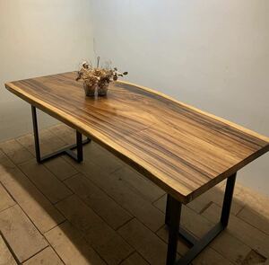 1 モンキーポット　2000x900−800x50 一枚板　DIY　天板　カウンター　棚板　皿　小物