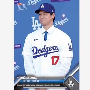 大谷翔平　ドジャースカードtopps