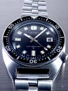 美品 オーバーホール済 SEIKO 6105-8000 セカンドダイバー 前期型 ビンテージブレス 自動巻 2nd DIVER APOCALYPSE SLIM WILLARD UEMURA 