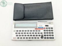 12334289　♭ CASIO カシオ ポケットコンピューター PB-500 PERSONAL COMPUTER ポケコン 電子機器 収納袋付き 中古 現状品_画像1