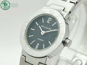 12534712　◇ 1円～! BVLGARI ブルガリ ブルガリブルガリ BB33SS 黒文字盤 デイト ブランド レディース クォーツ QUARTZ QZ 腕時計 中古