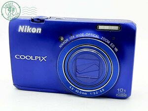 12314867　■ Nikon ニコン COOLPIX S6300 デジタルカメラ ブルー バッテリー付き 通電未確認 歪みあり ジャンク カメラ