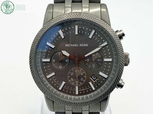 2401650191　△ MICHAEL KORS マイケルコース 腕時計 MK-8274 ブラック文字盤 3針 デイト クォーツ QZ メンズ 中古