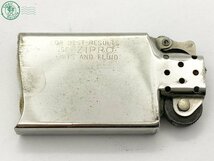 2401440589　△ ZIPPO ジッポー オイルライター SOLID BRASS スリム ゴールド 喫煙グッズ 着火未確認 中古_画像9