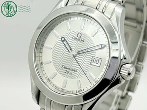 2401420641　 ◇ 1円～! OMEGA オメガ Seamaster シーマスター 120ｍ 196.1501 Cal.1538 シルバー文字盤 デイト メンズ QZ 腕時計 中古