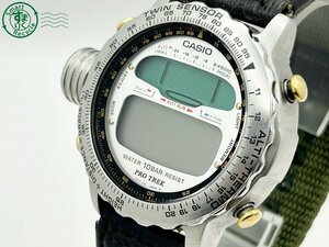 2401281331　◇ CASIO カシオ PRO TREK プロトレック ツインセンサー ALT-7000 説明書付き メンズ クォーツ QUARTZ QZ 腕時計 中古
