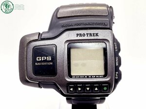 2401521805　＃ 1円～！ CASIO カシオ PRO TREK GPS Navigation プロトレック 1841 PRT-1 クォーツ デジタル 腕時計 ブラック 純正ベルト