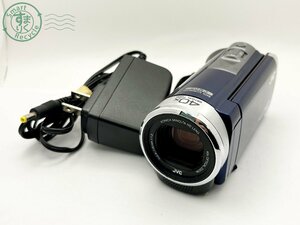 2401322502　■ JVC ケンウッド GZ-E600-A デジタルビデオカメラ アダプター付き 通電確認済み カメラ