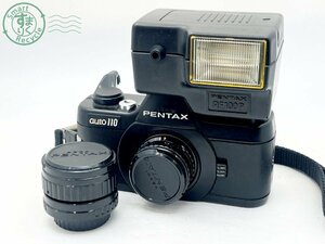 2401423150　■ PENTAX ペンタックス auto110 一眼レフフィルムカメラ フラッシュ AF100P レンズ2点セット 空シャッターOK カメラ
