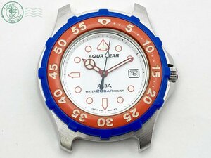 2401282997　♭ SEIKO セイコー ALBA アルバ AQUA GEAR アクアギア V322-6A50 腕時計 3針 QUARTZ QZ クォーツ ラウンド フェイスのみ