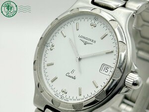 2401313329　 ◇ 1円～! LONGINES ロンジン Conquest コンクエスト Li L1.621.4 Cal,L.235.2 白文字盤 デイト メンズ QZ 腕時計 中古