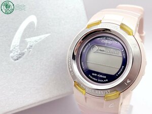 2401443580　＃ CASIO カシオ Baby-G ベビーG BGT-2600J ソーラー デジタル 腕時計 パールピンク 純正ベルト 箱付き ヴィンテージ