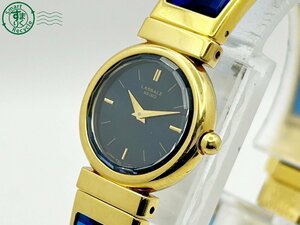 2401414087　◇ 1円～! SEIKO セイコー LASSALE ラサール 1F20-1B60 ブルー文字盤 ゴールド レディース クォーツ QUARTZ QZ 腕時計 中古