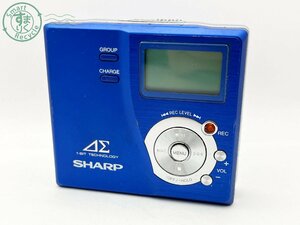 2401415355　■ SHARP シャープ MD-DR77-A ポータブルMDプレーヤー バッテリー無し 通電未確認 ジャンク