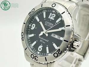 2401655196　◇ CITIZEN シチズン Eco-Drive エコドライブ E101-K004888 黒文字盤 デイデイト メンズ 腕時計 中古