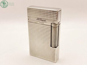 2401285410　△ 1円～！ S.T.Dupont エス・ティー・デュポン ライター ダイヤモンドヘッド シルバー 黄色レフィル ライン2 着火未確認