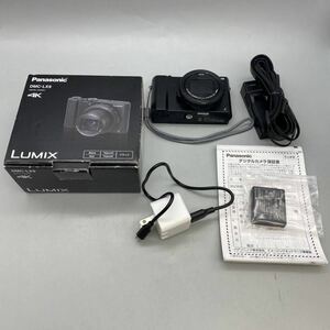 【E-15】Panasonic パナソニック LUMIX ルミックス DMC-LX9 デジタルカメラ ブラック コード 箱付 動作未確認 