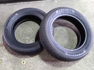 ６～７部山 ＰＲＡＣＴＩＶＡ タイヤ 175/65R15 ２本◆R6-108-08