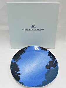 未使用 Royal Copenhagen ロイヤルコペンハーゲン 千住博 デザイン プレート お皿 羽田空港 非売品 ■