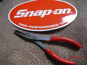  ★【中古品】スナップオン Snap-on ダックビルプライヤー 61ACP (全長約200㎜) USA 使用頻度少なし 当時物