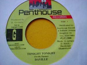 レゲエ Daville / Tonight Tonight 7インチです。