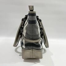 中古B/標準 Burberry Prorsum バーバリープローサム チェック ラメ 肩掛け レディース トートバッグ 20448820_画像3