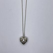 中古B/標準 TIFFANY&Co. ティファニー ヴィンテージ クロス ハート シルバー925 K14YG レディース ネックレス 20433662_画像2