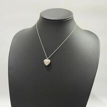 中古B/標準 TIFFANY&Co. ティファニー ヴィンテージ クロス ハート シルバー925 K14YG レディース ネックレス 20433662_画像8