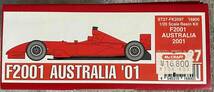  STUDIO27 1/20 フェラーリ F2001 AUSTRALIA 2001　未組立て品 スタジオ27_画像1