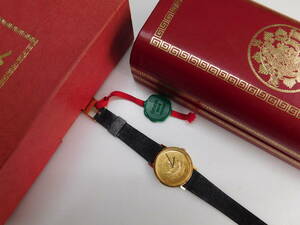 未使用品 1973年 日中国交正常化―周年日中友好代表団特製 手巻記念紳士腕時計