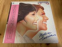 帯LP カーペンターズ/Carpenters メイド・イン・アメリカ/Made In America_画像1