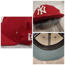 NR737 NIKE NEW ERA キャップ ナイキ TRUE ニューエラ YOUTH 9FIFTY レベルエイト REBEL EIGHT 3点セット ブラック レッド ブルー_画像9