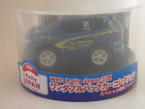 WONDA ワンダ WRC Rally Japan ラリージャパン公認 プルバックカーコレクション★SUBARU スバル インプレッサWRC STI