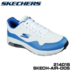 スケッチャーズ 214015 スケッチ エア ドス ゴルフシューズ 27.5cm ホワイト/ブルー(WHBL) 日本正規品 SKECHERS 2022 送料無料 即納