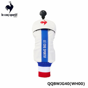 ルコック QQBWJG40 ユーティリティ用 ヘッドカバー ホワイト le coq sportif GOLF WH00 HEAD COVER 37p 2023 即納