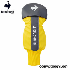 ルコック QQBWJG00 ドライバー用 ヘッドカバー イエロー le coq sportif GOLF YL00 HEAD COVER 36p 2023 即納