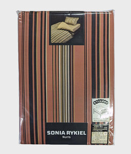 《SONIA RYKIEL》■未使用品■掛けふとんカバー＊【クイーンサイズ】ピンク系ストライプ